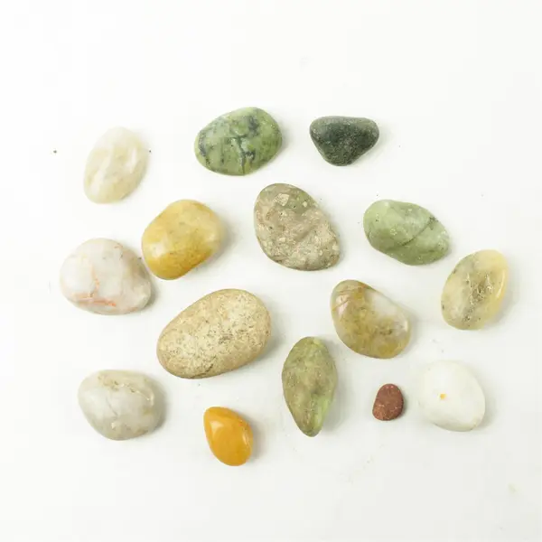 Lot of 15 Natural Rocks- Mixed Rocks for Crafts Display Collection