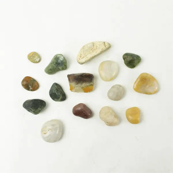 Lot of 15 Natural Rocks- Mixed Rocks for Crafts Display Collection