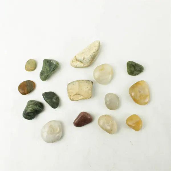 Lot of 15 Natural Rocks- Mixed Rocks for Crafts Display Collection