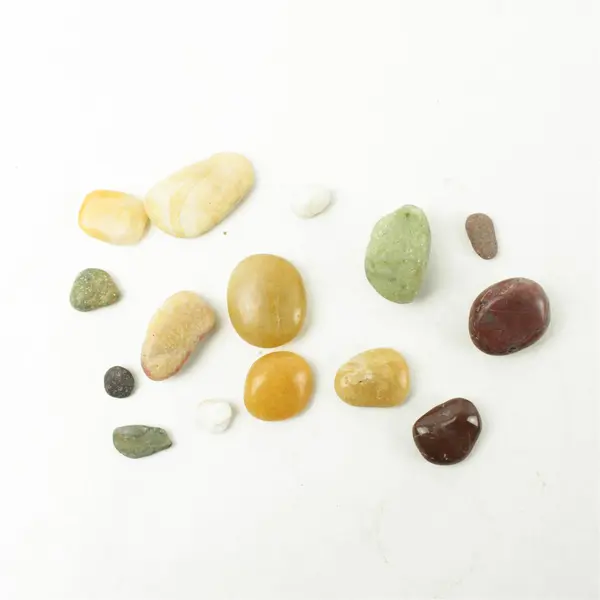 Lot of 15 Natural Rocks- Mixed Rocks for Crafts Display Collection