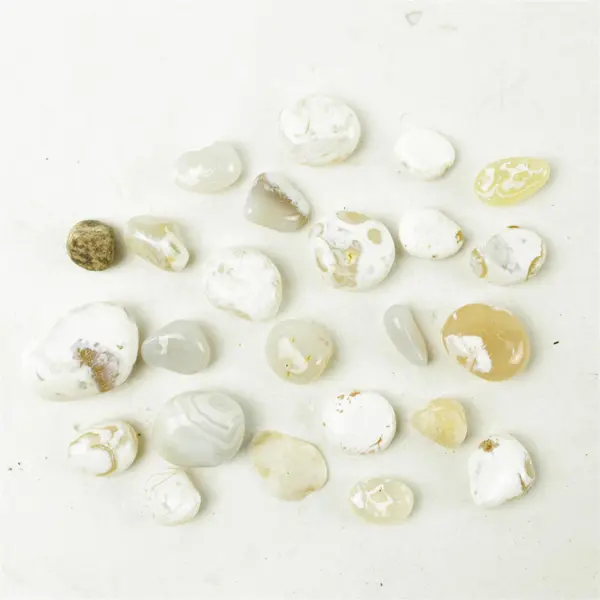 Lot of 24 Natural Rocks- Mixed Rocks for Crafts Display Collection