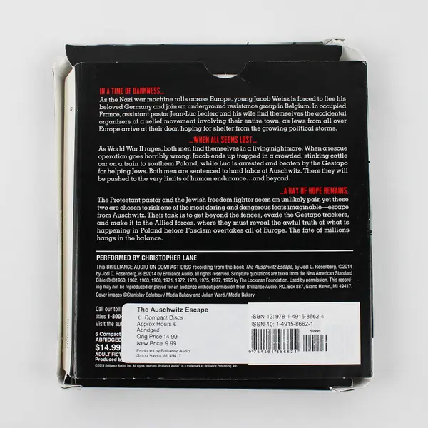 The Auschwitz Escape By Joel C. Rosenberg (Audiobook, CDs, 6 Disc)