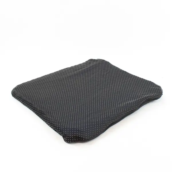 Lot of 2 Black Seat Cushions 15" x 17"