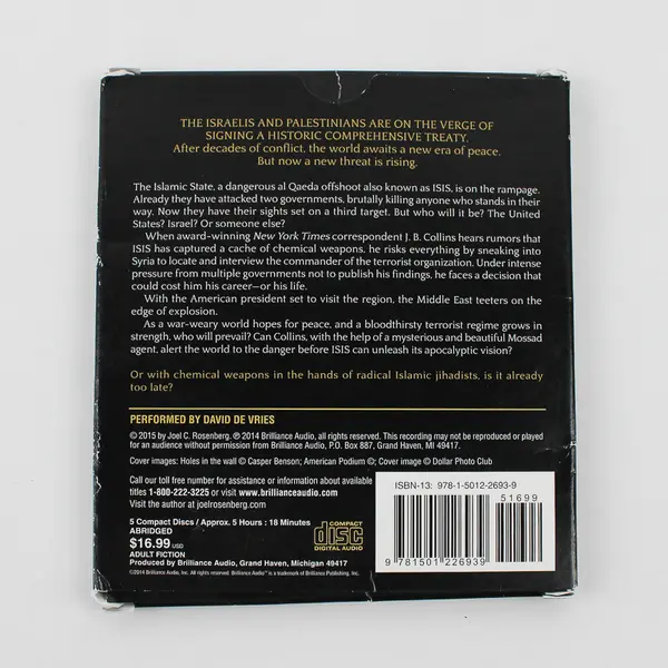 The Third Target By Joel C. Rosenberg (Audiobook, CDs, 5 Disc)