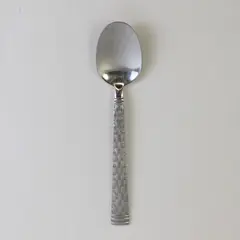 Joseph Abboud JAB6 Pattern 18/10 Stainless Oval Soup Spoon 7.5" Rare HTF