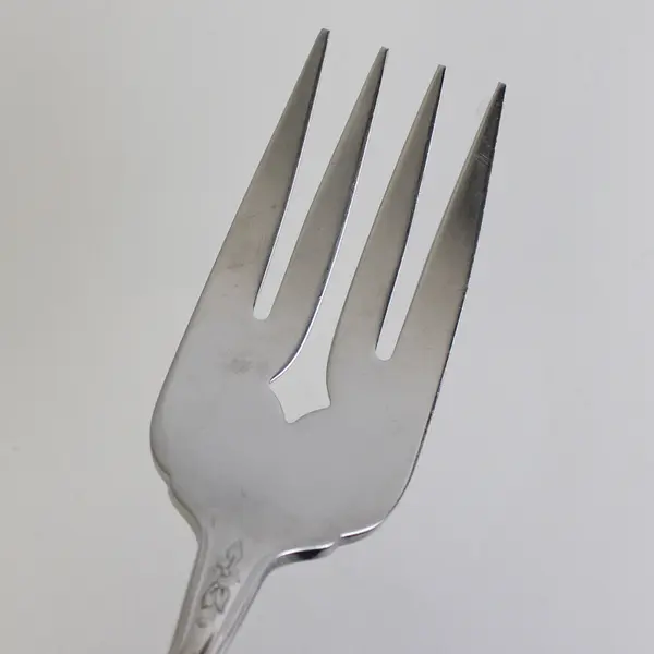 Royal Prestige by Oneida Silver OHS95 Pattern SS Cold Meat Serving Fork Rare 8.5