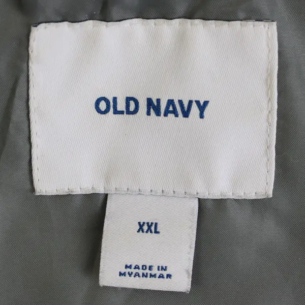 Old Navy Gray Quilted Full-Zip Vest Women's XXL