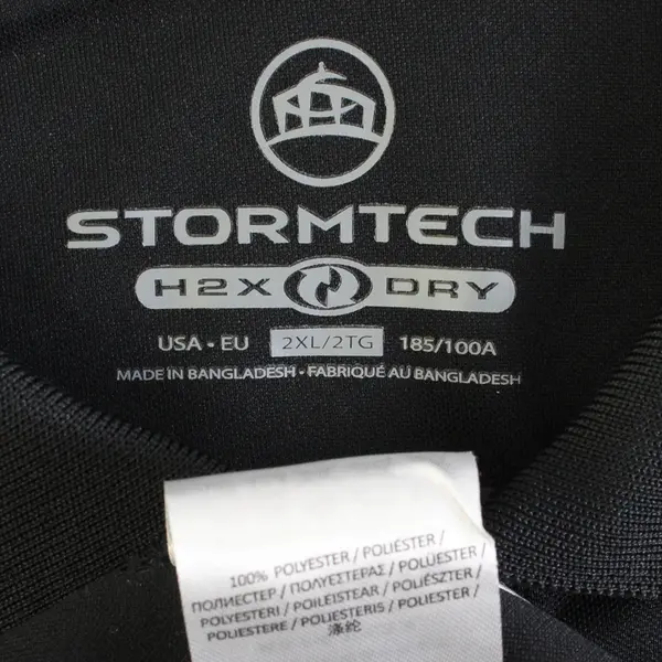 Stormtech NGINX Embroidered Black Polo Shirt Men's 2XL