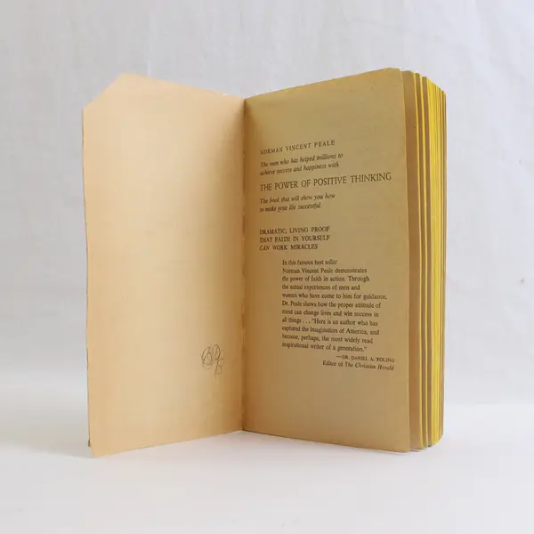 Vintage The Power of Positive Thinking Norman Vincent Peale 1983 Paperback