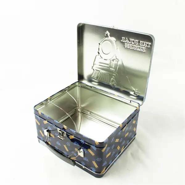 The Polar Express Metal Lunch Box & Thermos Collectible 