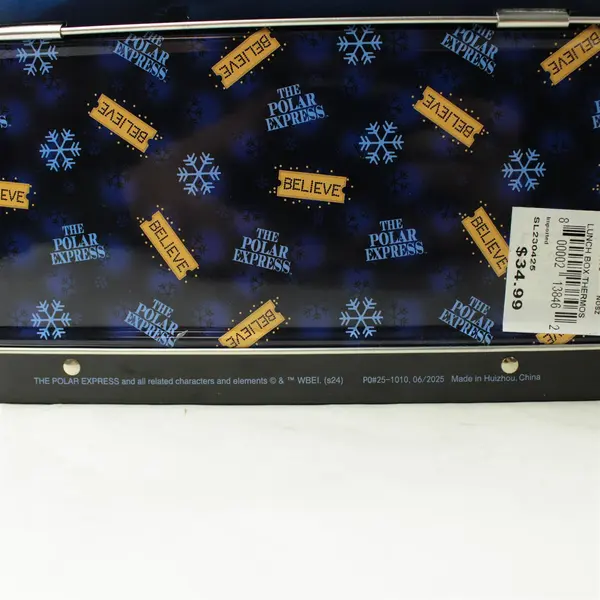 The Polar Express Metal Lunch Box & Thermos Collectible 