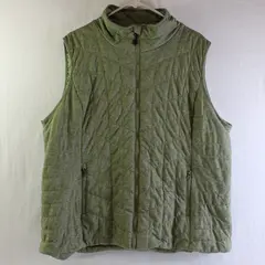 Bagatelle Sage Green Zip-Up Vest Women's Size 2X