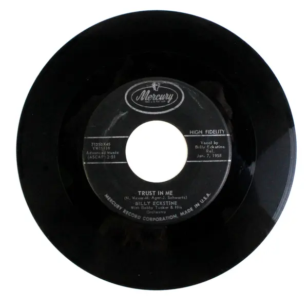 Billy Eckstine Gigi / Trust In Me 7" 45 RPM Single Mercury Records