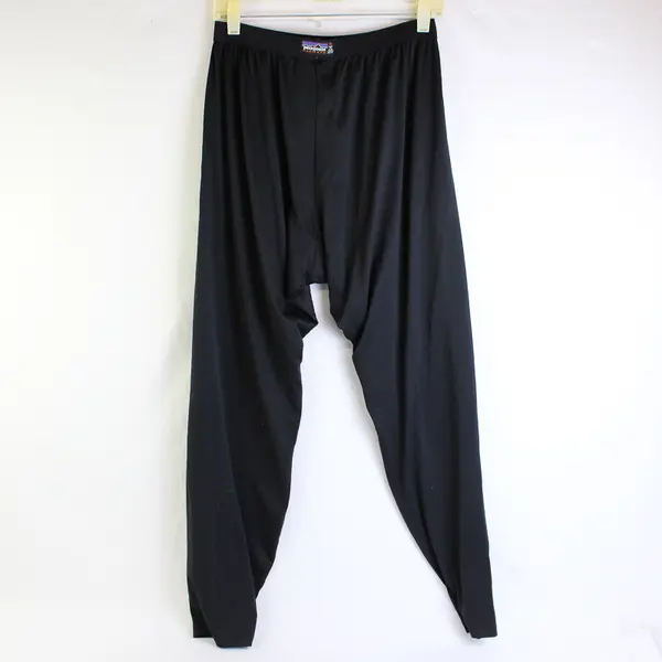 Patagonia Capilene Black Base Layer Pants Women's XL