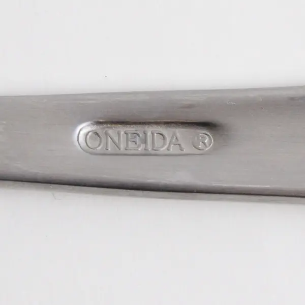Lot of 2 Oneida Silver Aptitude Pattern 18/0 Stainless Dinner Forks 7.75" Good
