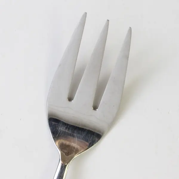 J A Henckels Metro Pattern 18/10 SS Med Cold Meat Serving Fork 8.5" Rare HTF