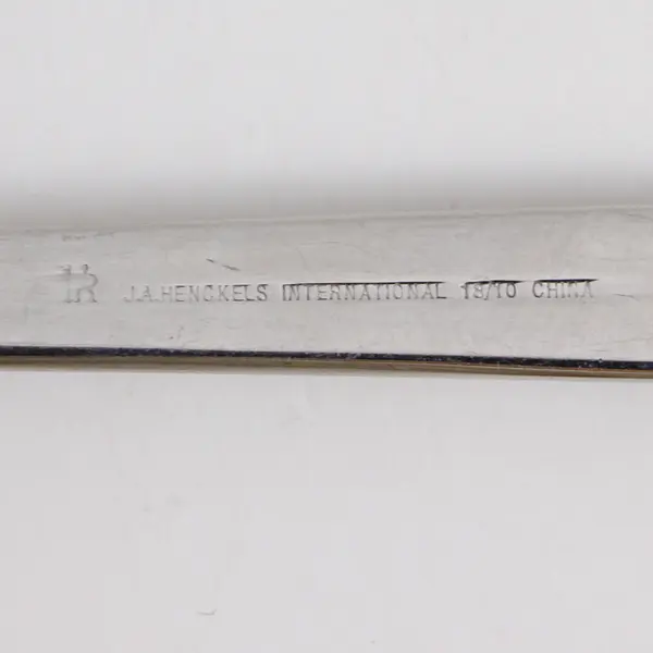 J A Henckels Metro Pattern 18/10 SS Med Cold Meat Serving Fork 8.5" Rare HTF