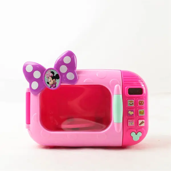 Disney Minnie Mouse Marvelous Pink Microwave Toy Kitchen Playset - Used