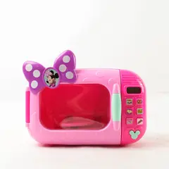 Disney Minnie Mouse Marvelous Pink Microwave Toy Kitchen Playset - Used