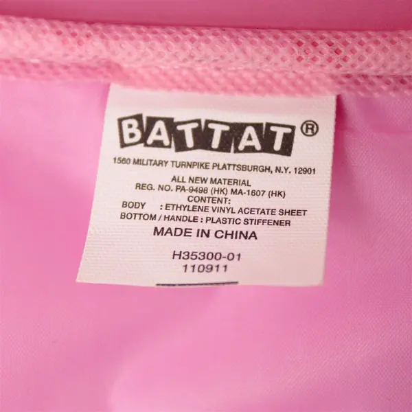 Battat Pucci Pups Carrier Pink with Hearts Blue Straps Toy Carrier