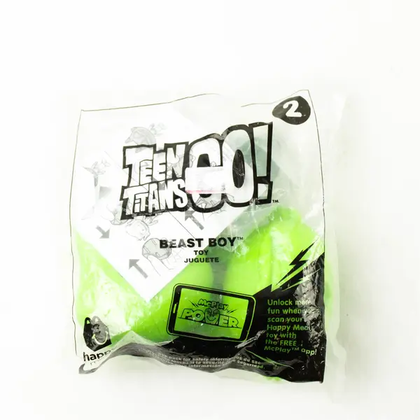 2017 McDonald's Happy Meal Teen Titans Go! Beast Boy Figure #2 DC Comics MIP
