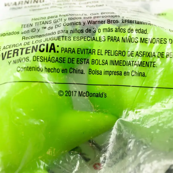 2017 McDonald's Happy Meal Teen Titans Go! Beast Boy Figure #2 DC Comics MIP