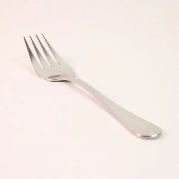 4 Wallace Silver Continental Bead Pattern 18/10 SS Serving Forks 8.75" Rare