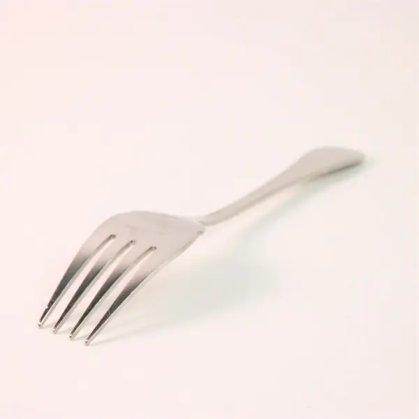 4 Wallace Silver Continental Bead Pattern 18/10 SS Serving Forks 8.75" Rare