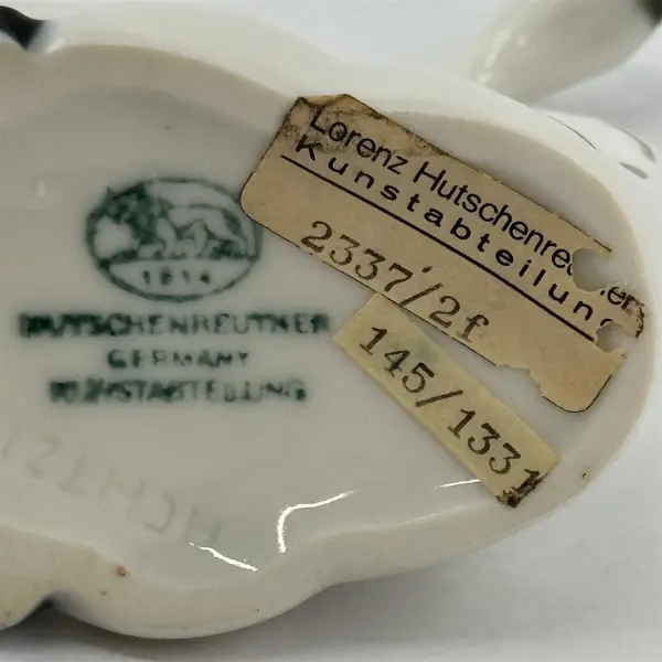 Lorenz Hutschenreuther Porcelain Figurine Swan Figurine by Achtziger