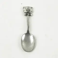 Seagull Pewter Bear Face Baby Spoon Collectible Keepsake