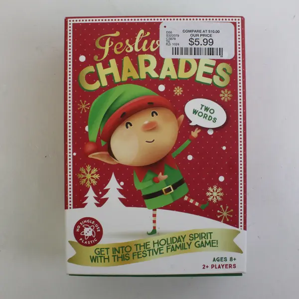 Festive Charades Holiday Family Game Complete #002-02  2024