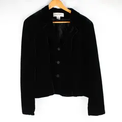 Rena Rowan Black Velvet Blazer Women's Size 16