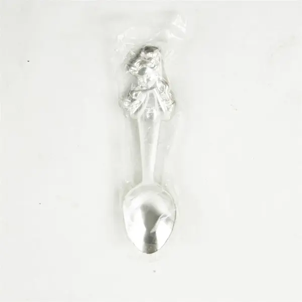 Vintage Disney Beauty & The Beast Belle Silver-Plated Spoon 6.25in