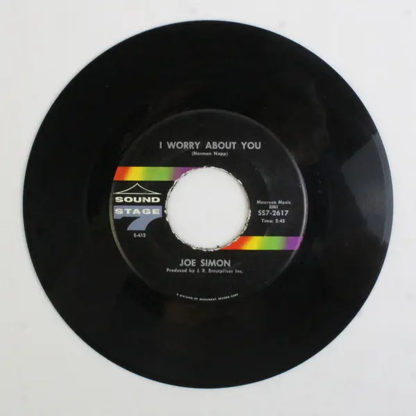 JOE SIMON I Worry About You/Message From Maria 45 7" Record Vinyl Records