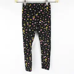 Pink Sparkle Multicolor Floral Pattern Leggings Girls' Size 4