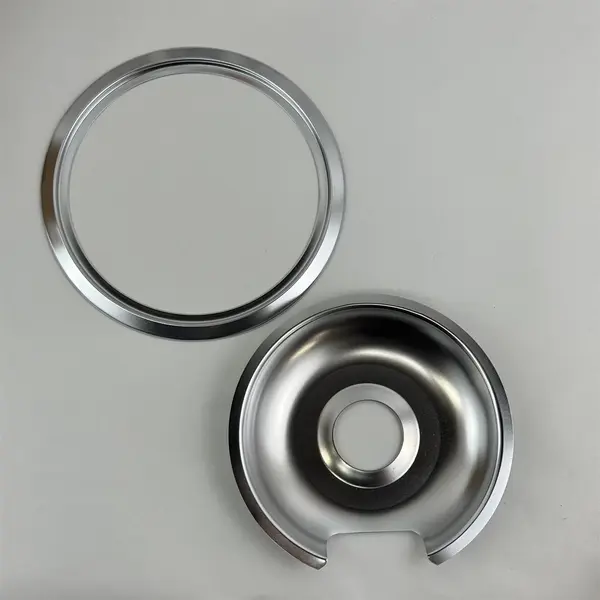 2021 Smart Choice 6" And 8" Chrome Drip Bowl & Trim Ring Value Pack