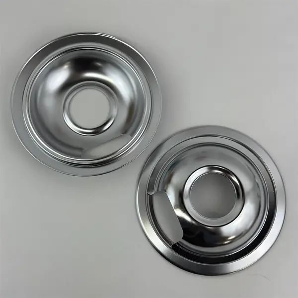 2021 Smart Choice 6" And 8" Chrome Drip Bowl & Trim Ring Value Pack