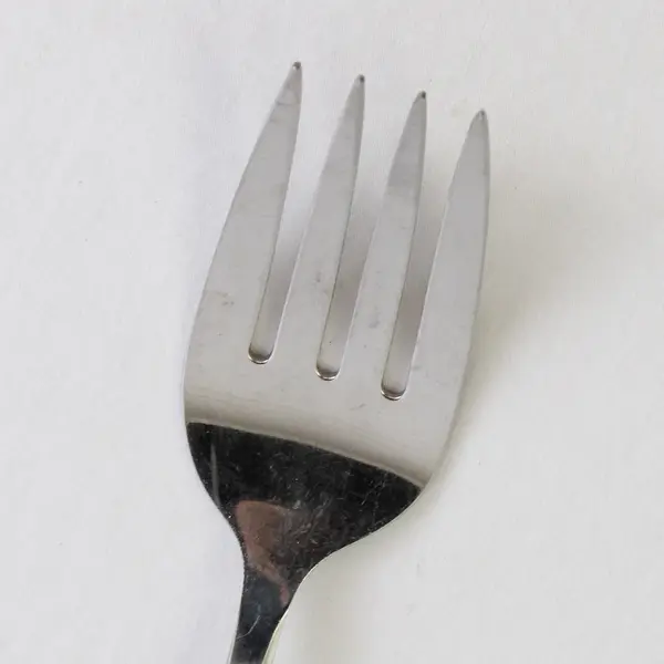 Oneida Silver Twin Star Pattern SS Cold Meat Serving Fork 8.5" Rare 