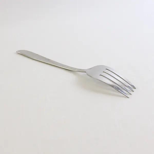 Oneida Silver Twin Star Pattern SS Cold Meat Serving Fork 8.5" Rare 