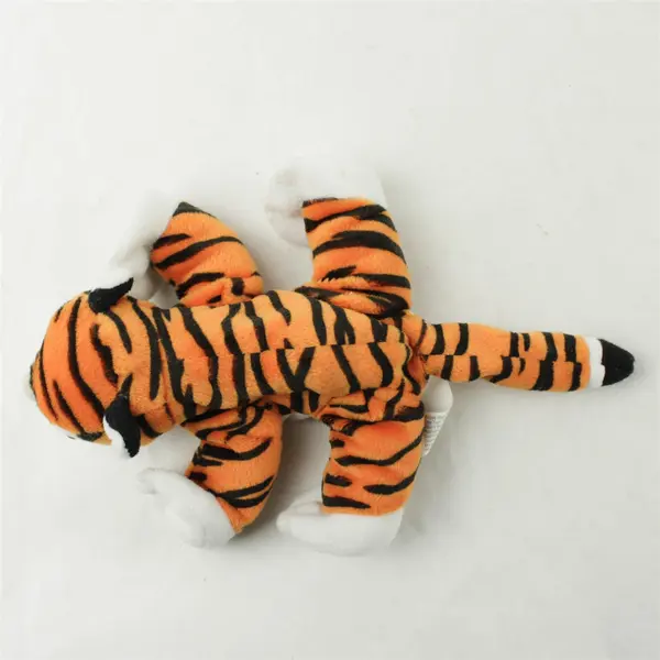 Bean Bag Tiger Plush Weighted 6in Soft Stuffed Animal Toy
