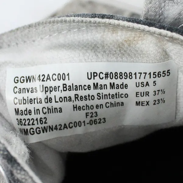 Wonder Nation Gray Acid Wash Platform Canvas Lace Up Sneakers Girls Size 5