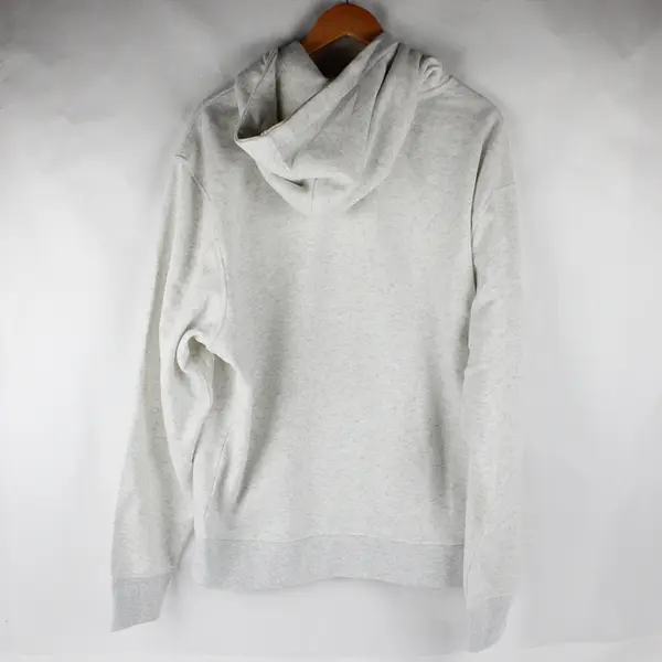 Old Navy White Cotton Blend Pullover Hoodie Men's Large