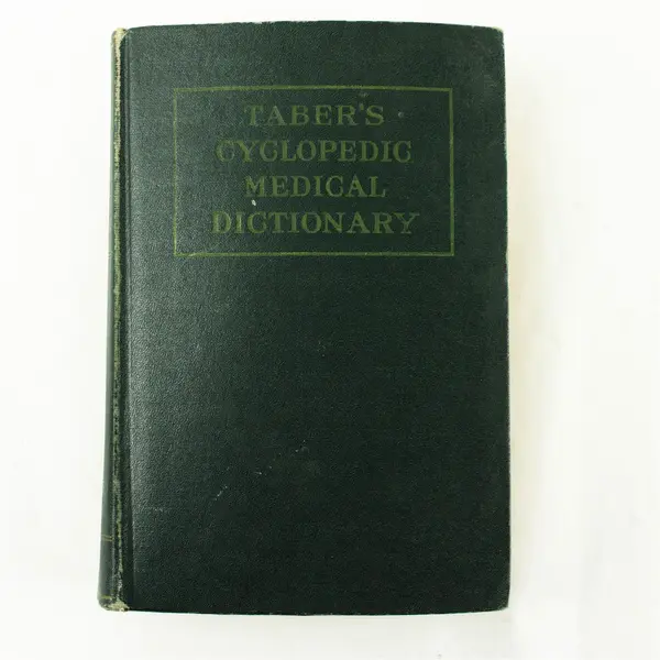 Vintage 1958 Taber's Cyclopedic Medical Dictionary 8th Ed Hardcover