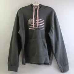 Mossy Oak Gray and Pink Pullover Hoodie Women's Size Large