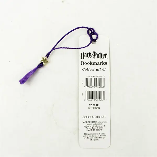 Harry Potter Sorcerer's Stone Professor Snape Scholastic Bookmark 2000