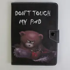 Tablet/i-Pad Protective Carrying Case, Chainsaw Bear Motif