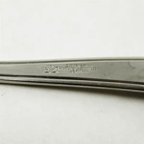 S Christian Mangasil Stainless Germany Tilted Spoon  1 piece