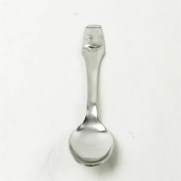 Vintage Children's Silverplate Spoon Duck Handle Collectible 5.75"