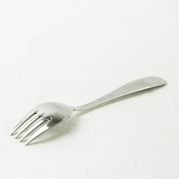 Set of 2 Stainless Steel Baby Forks Giraffe Handles Infant Feeding