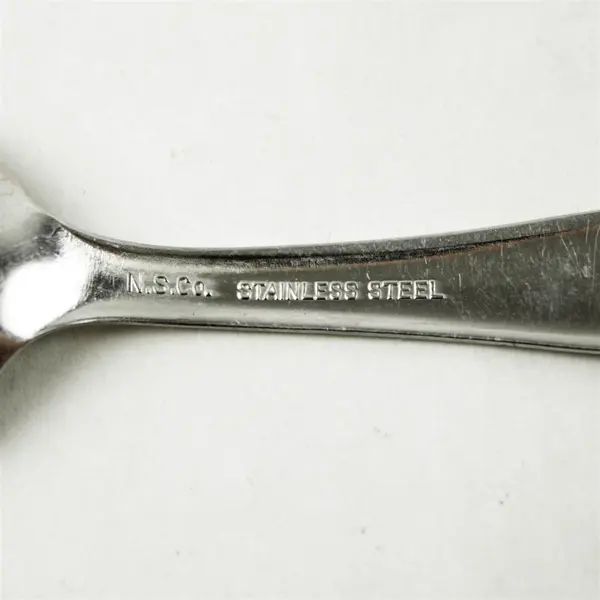 Stainless Steel Baby Spoon & Fork Set Compact Travel Utensils